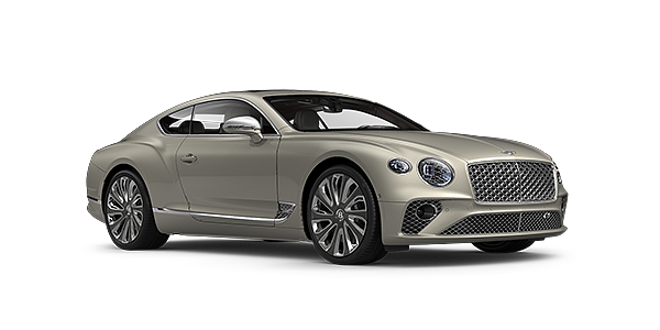 Bentley Abu Dhabi Bentley GT Mulliner coupe in White Sand paint front 34