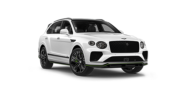 Bentley Abu Dhabi Bentley Bentayga Speed SUV in Snow Quartz Pearlescent by Mulliner white paint